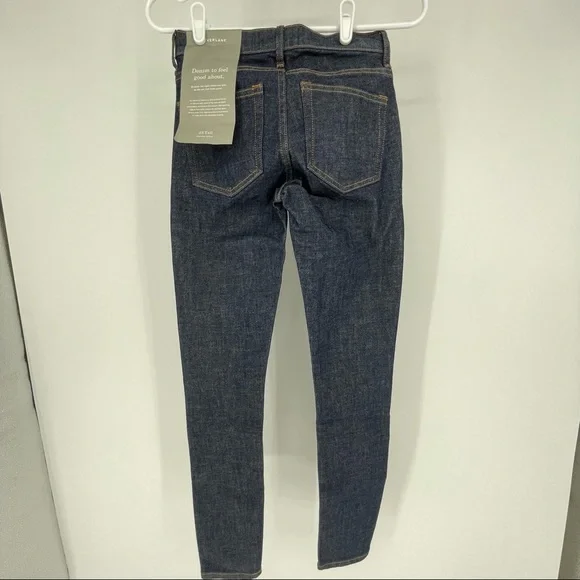 EVERLANE NWT MID-RISE BLUE SKINNY JEANS - Picture 5 of 9
